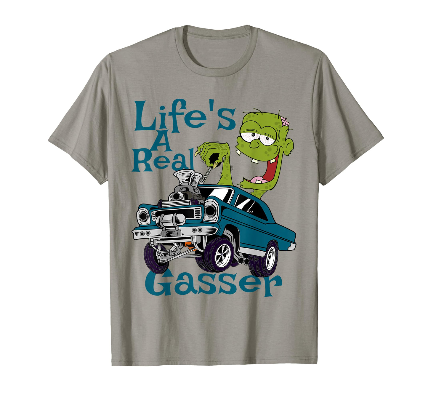 Hot Rod Gasser Outlaw Drag Racing Blown Street Car T-Shirt