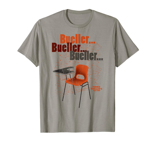 Ferris Bueller's Day Off Empty School Desk T-Shirt