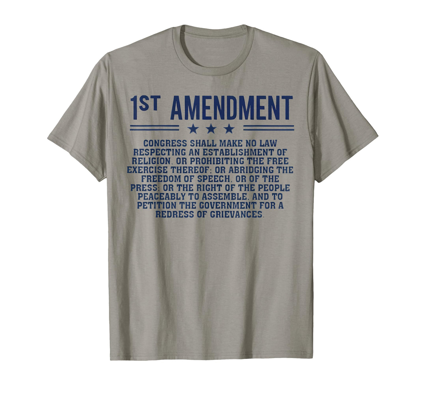 1st First Amendment U.S. Constitution Patriot T-Shirt