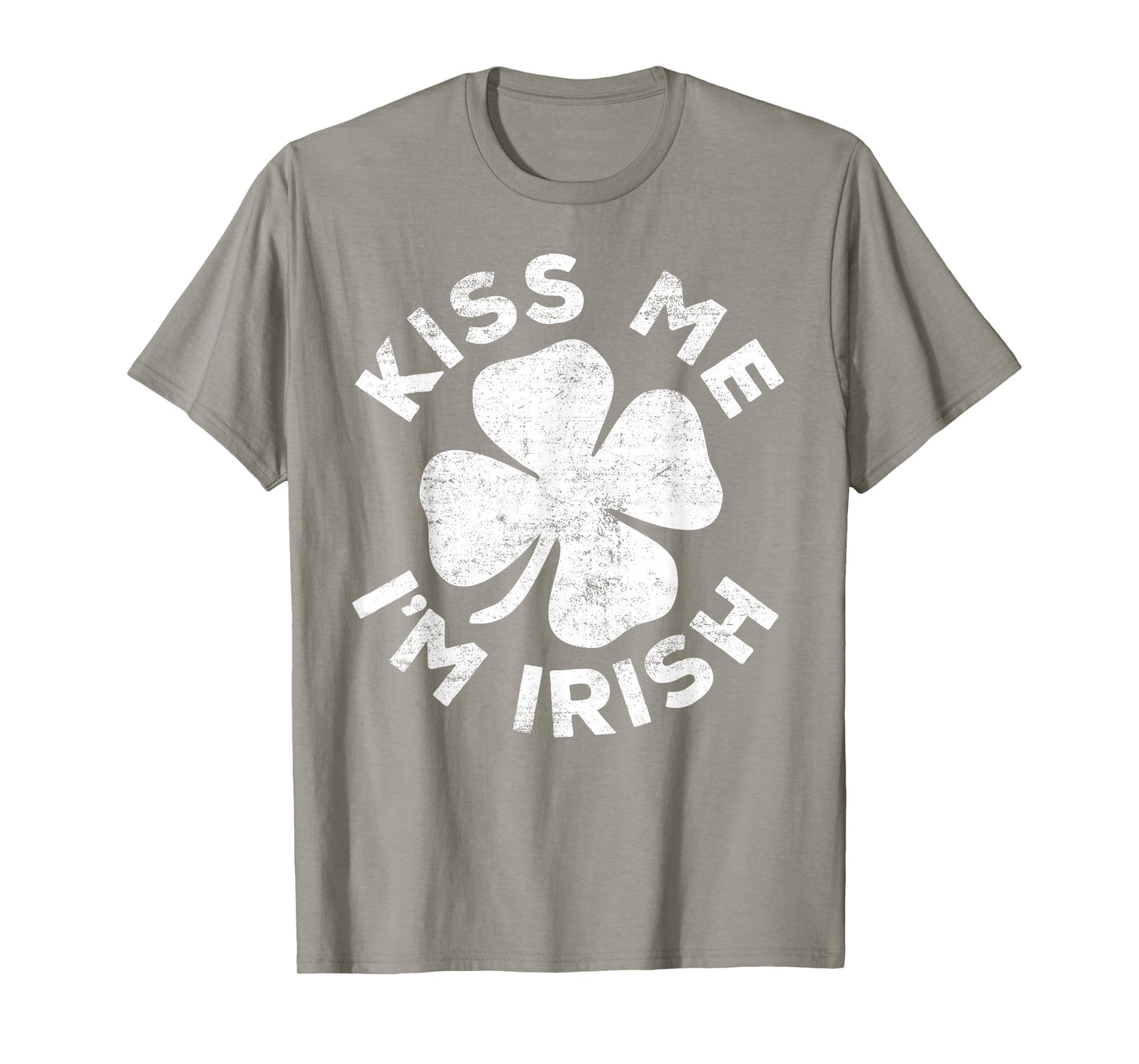 Kiss Me I'm Irish Shirt Funny Men Women Kids St Patricks Day T-Shirt