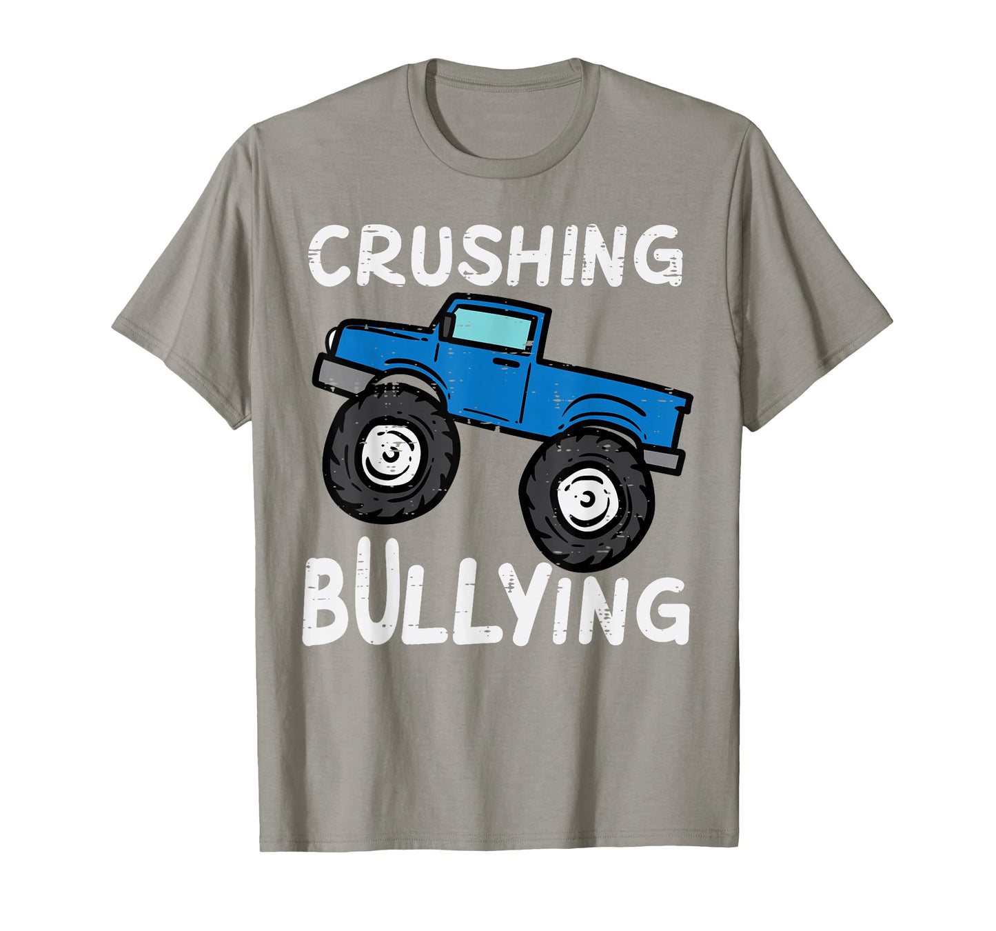 Crushing Bullying Monster Truck Kids Unity Day Orange T-Shirt