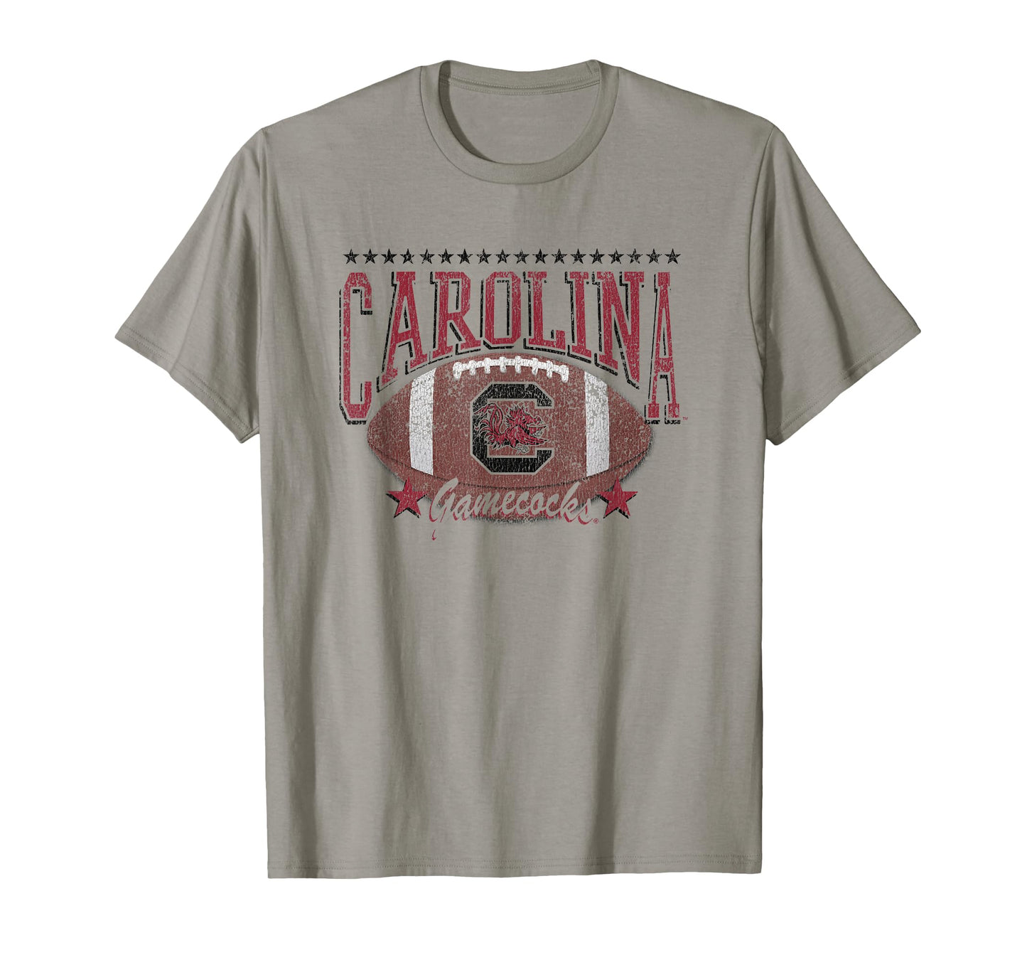 South Carolina Gamecocks Football Vintage Stars White T-Shirt