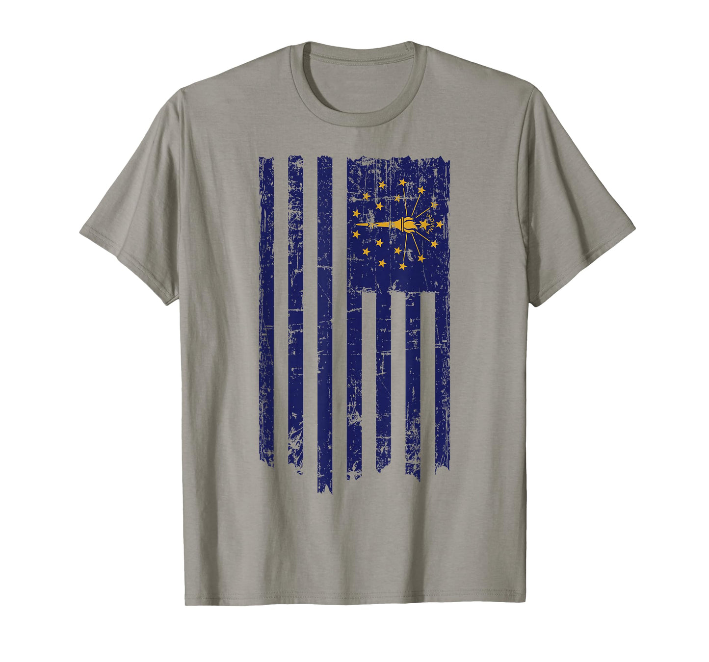 Indiana American Flag T-Shirt T-Shirt