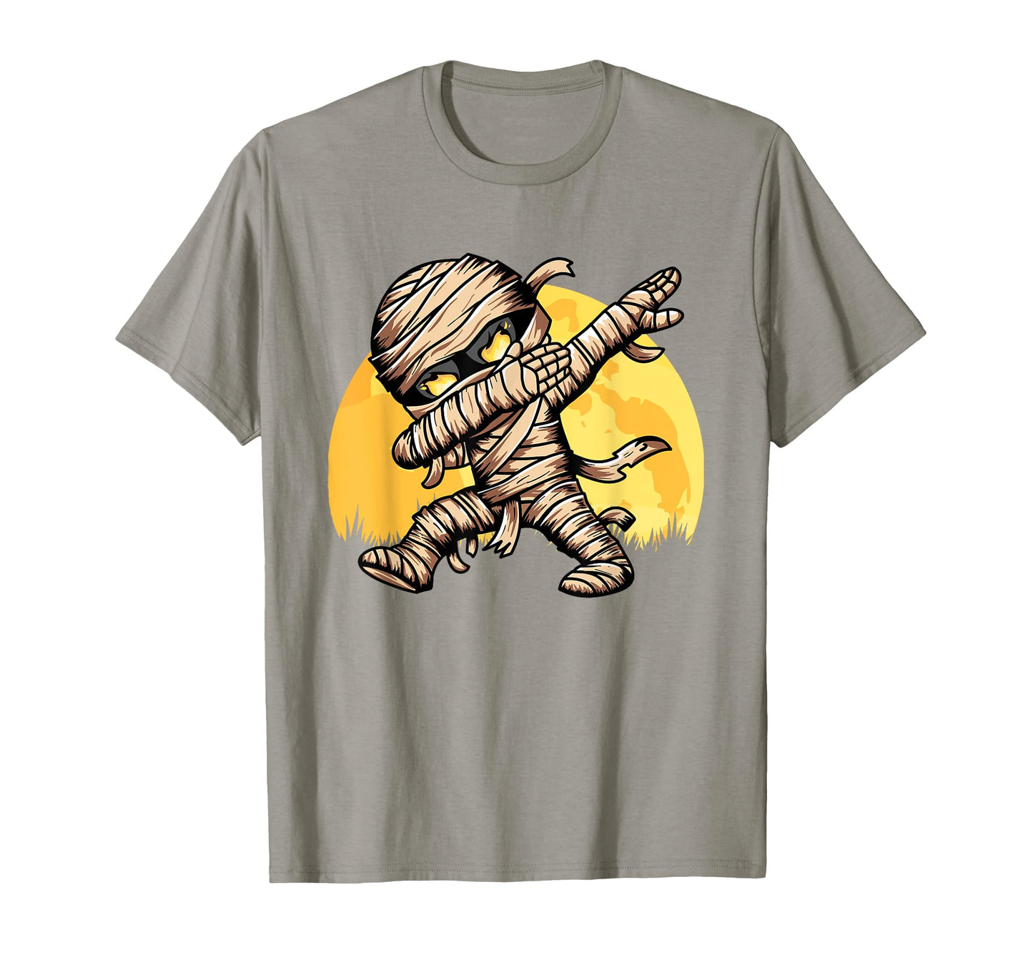 Dabbing Mummy Costume Dab Dancing Men Kids Boys Halloween T-Shirt