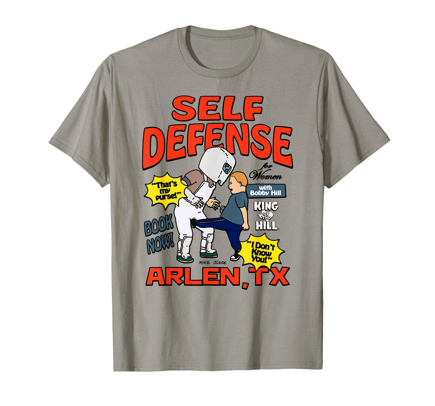 King of The Hill Bobby's Self Defense Class Cartoon T-Shirt