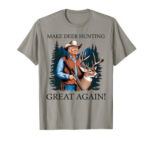 Make Hunting Great Again Deer Duck Hunting Trump 2024 T-Shirt