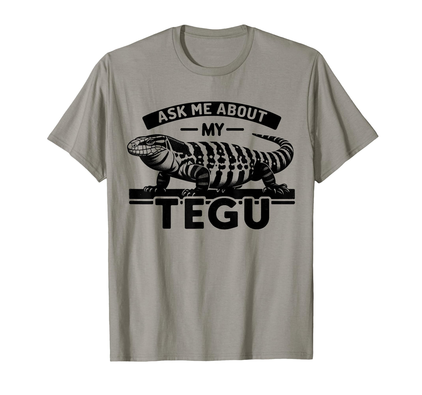 Tegu Lover - My Tegu Hobby - Giant Black And White Tegu T-Shirt