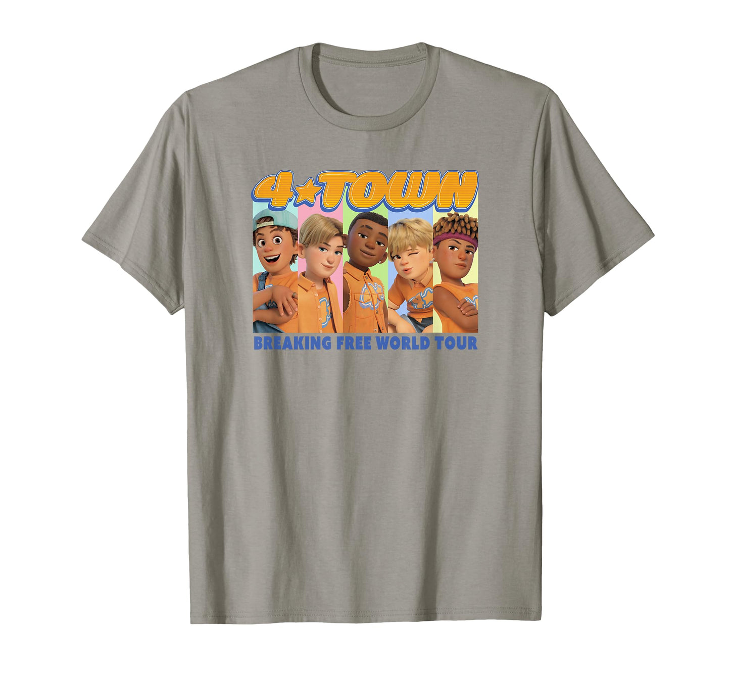 Disney Pixar Turning Red 4 Town Group World Tour T-Shirt
