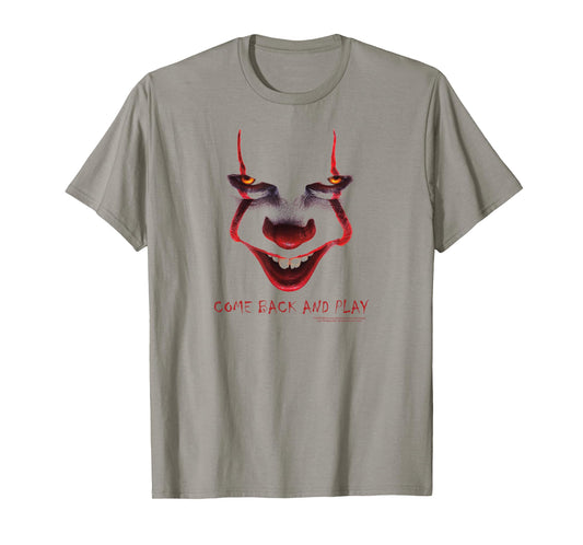 IT Chapter Two Come Back and Play Pennywise Horror Movie T-Shirt
