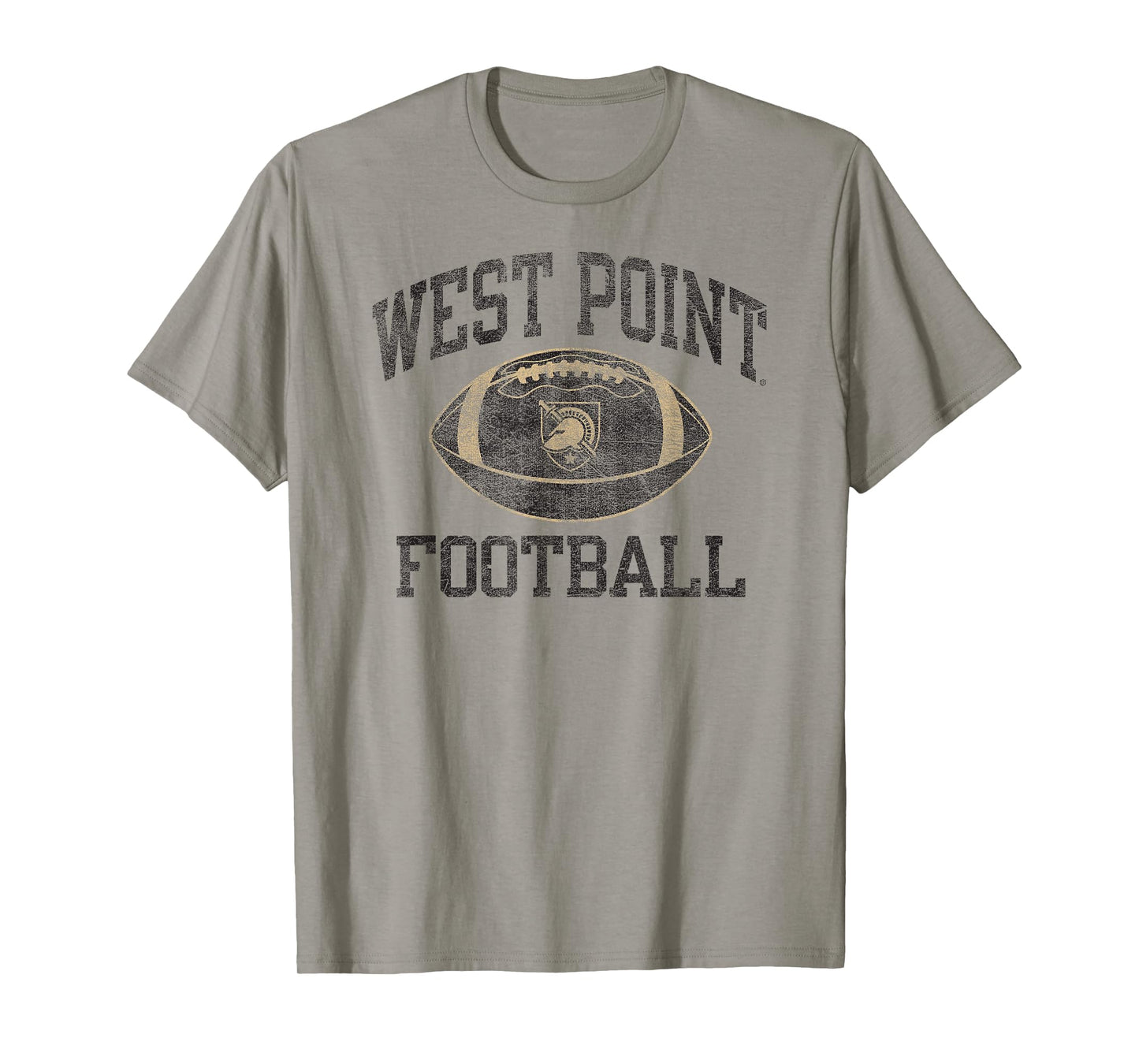 Army Black Knights Football Intensity Vintage White T-Shirt