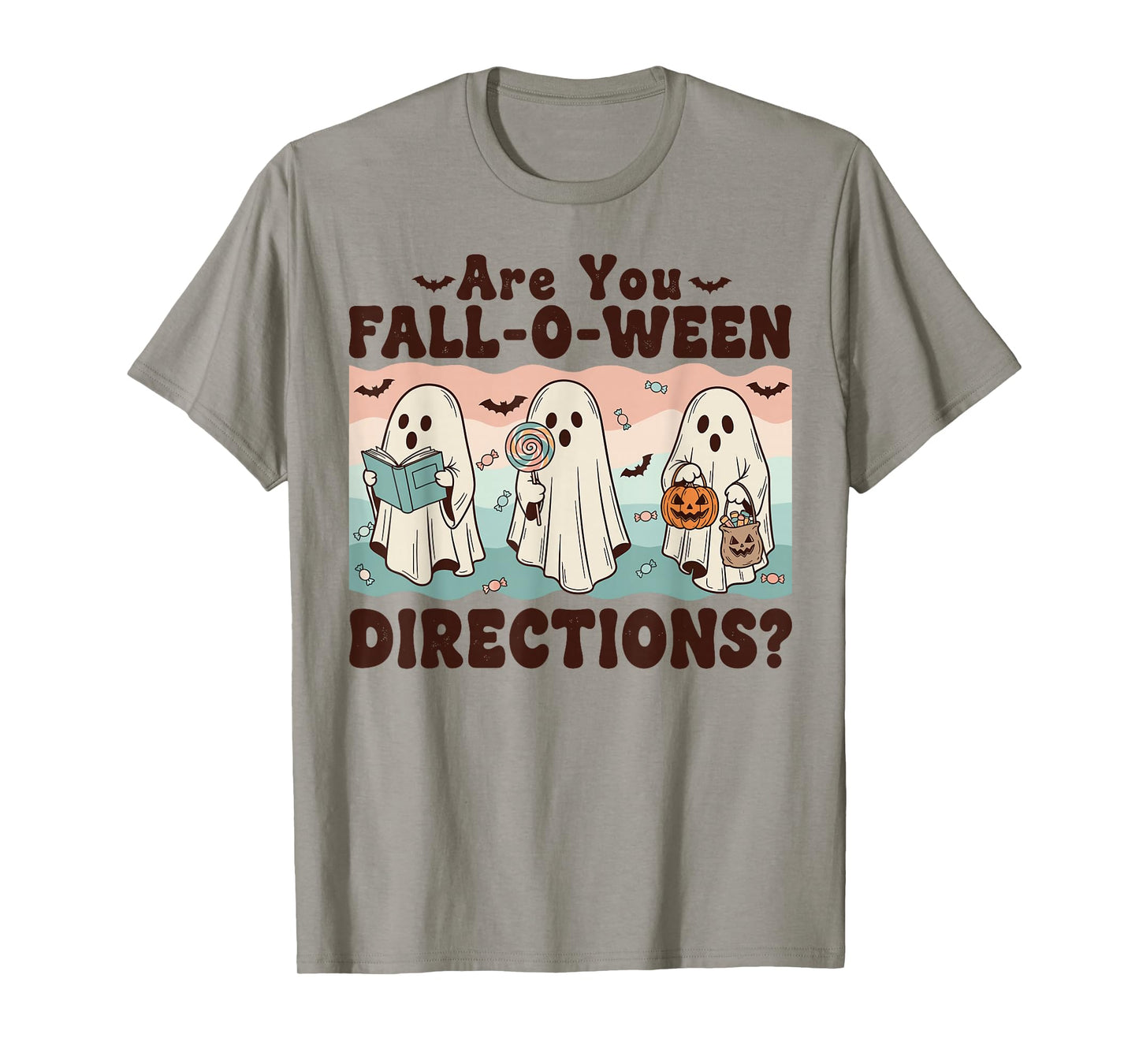are You Fall-o-ween Directions Halloween Ghost Teacher Tee T-Shirt