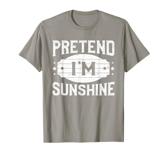 Pretend I'm Sunshine Matching Costume Lazy Halloween Party T-Shirt