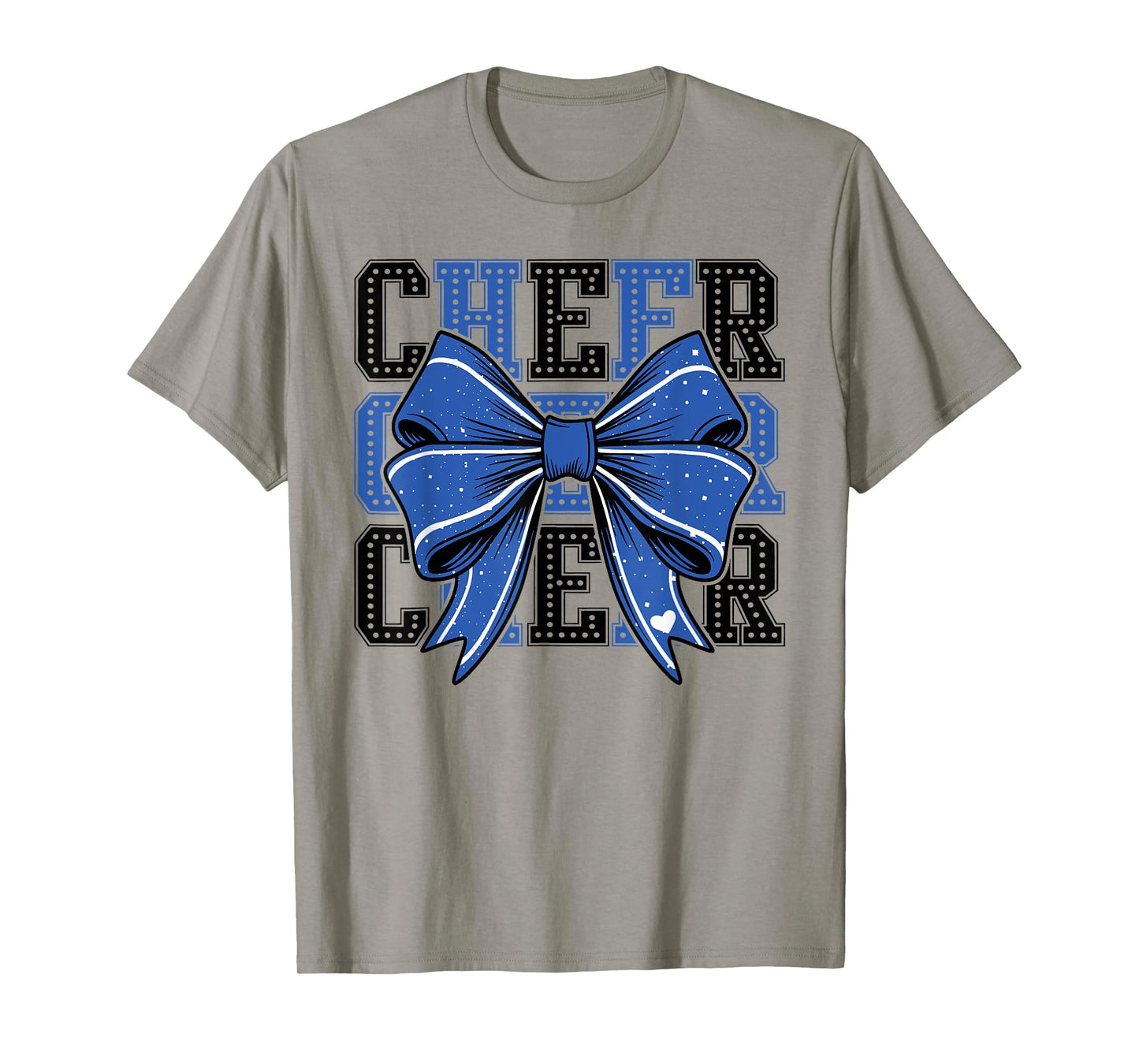 Coquette Cheer Shirt Blue Team Sport Cheerleading T-Shirt