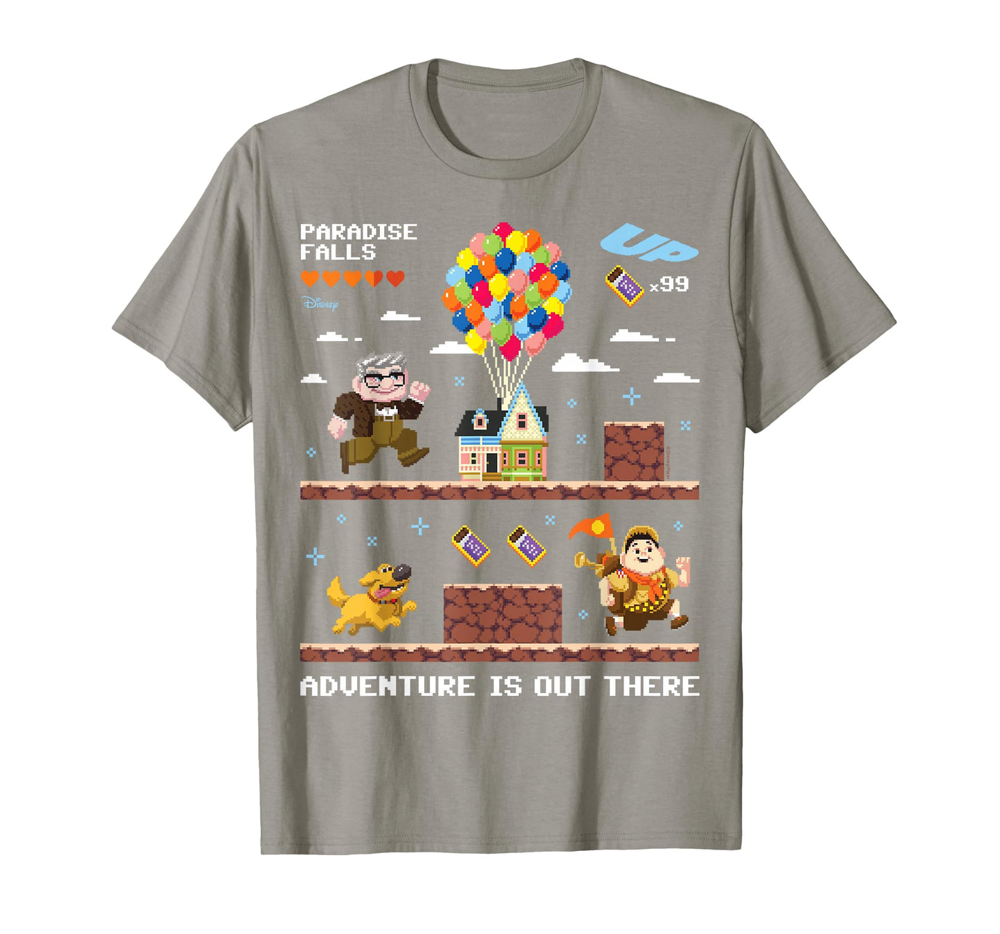 Up - Carl Dug Russell Video Game Adventure Is Out There T-Shirt