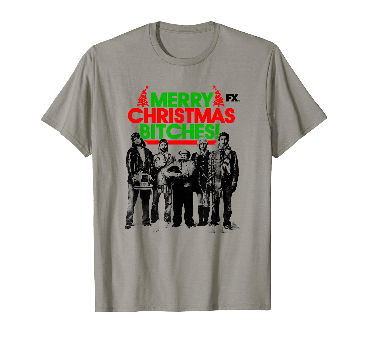 It's Always Sunny Merry Christmas from The Gang Holiday T-Shirt