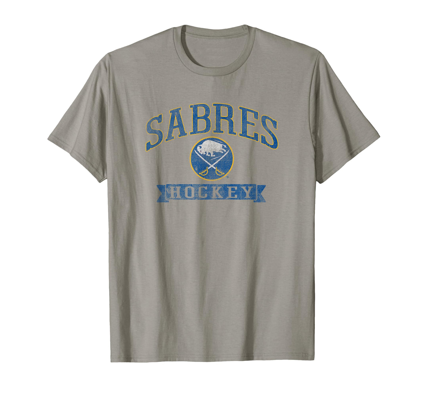 Buffalo Sabres Vintage Hockey Gray NHL Officially Licensed T-Shirt