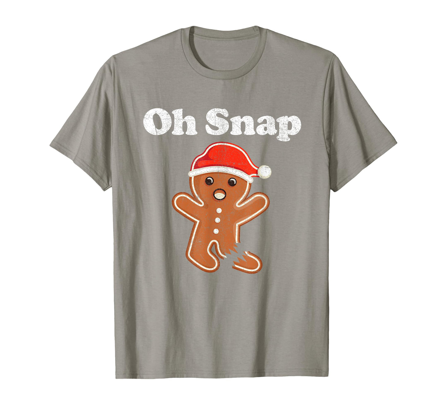 Funny Gingerbread Man Oh Snap Christmas Cookie Costume T-Shirt