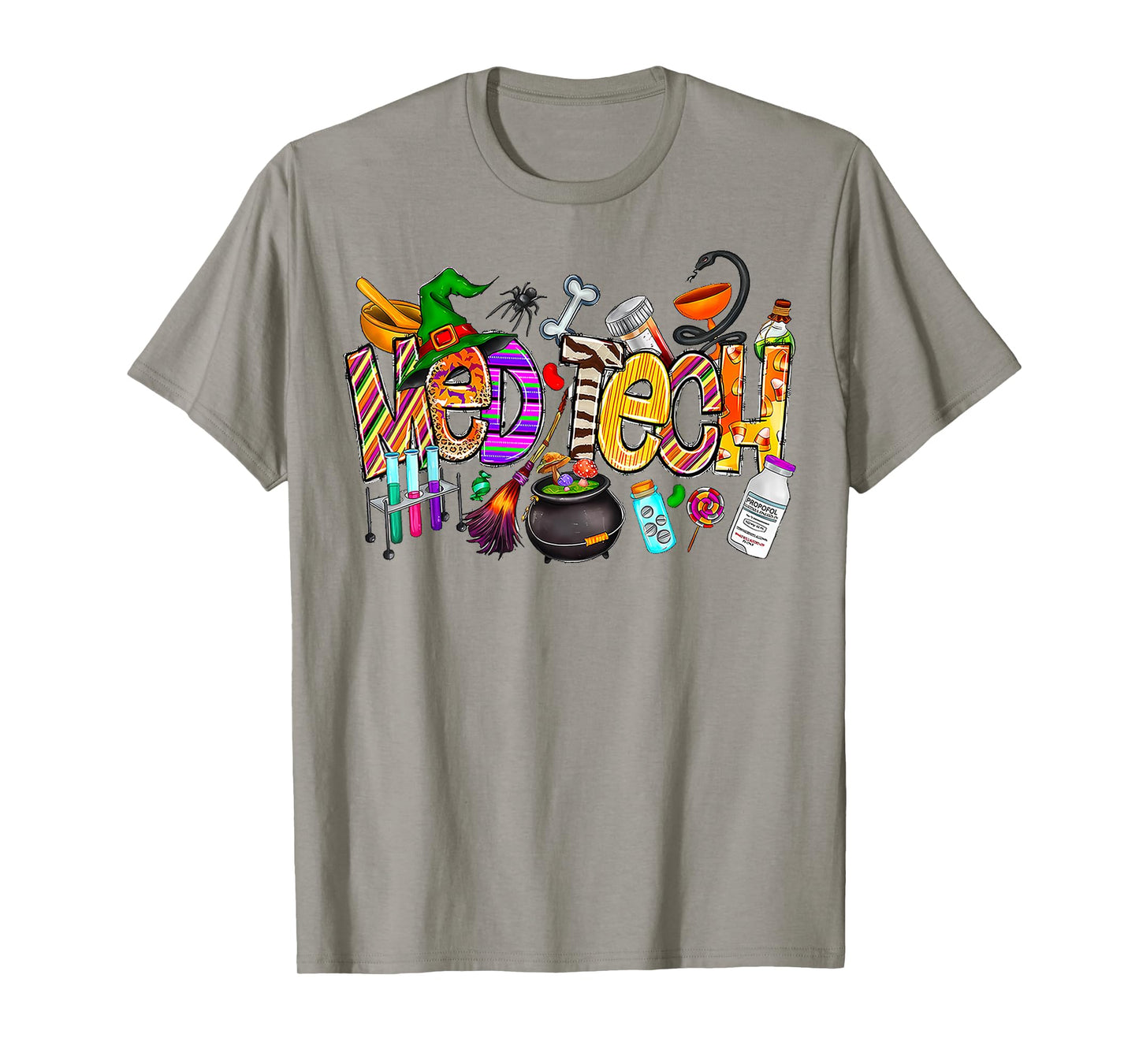 Med Tech Wiccan Witches Halloween Spooky Season Costume T-Shirt