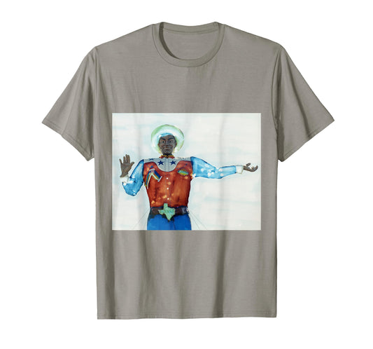 Howdy Big Tex State Fair Texas Painted Negative T-shirt T-Shirt