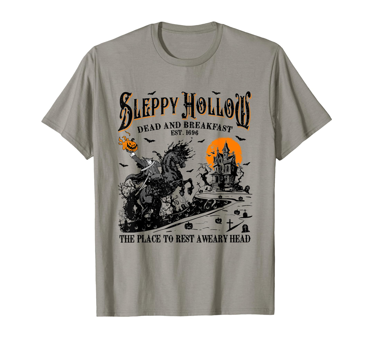 Horseman Halloween Sleepy Hollow Retro Vintage Headless T-Shirt