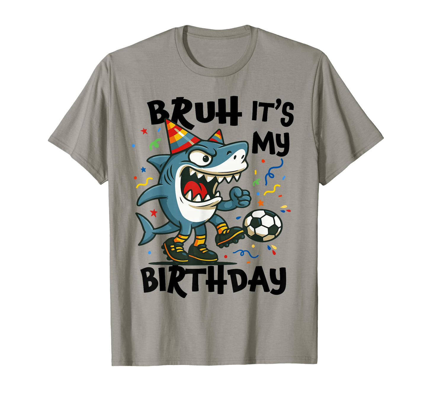 Tralalero Tralala Italian Brainrot Soccer Player Birthday T-Shirt