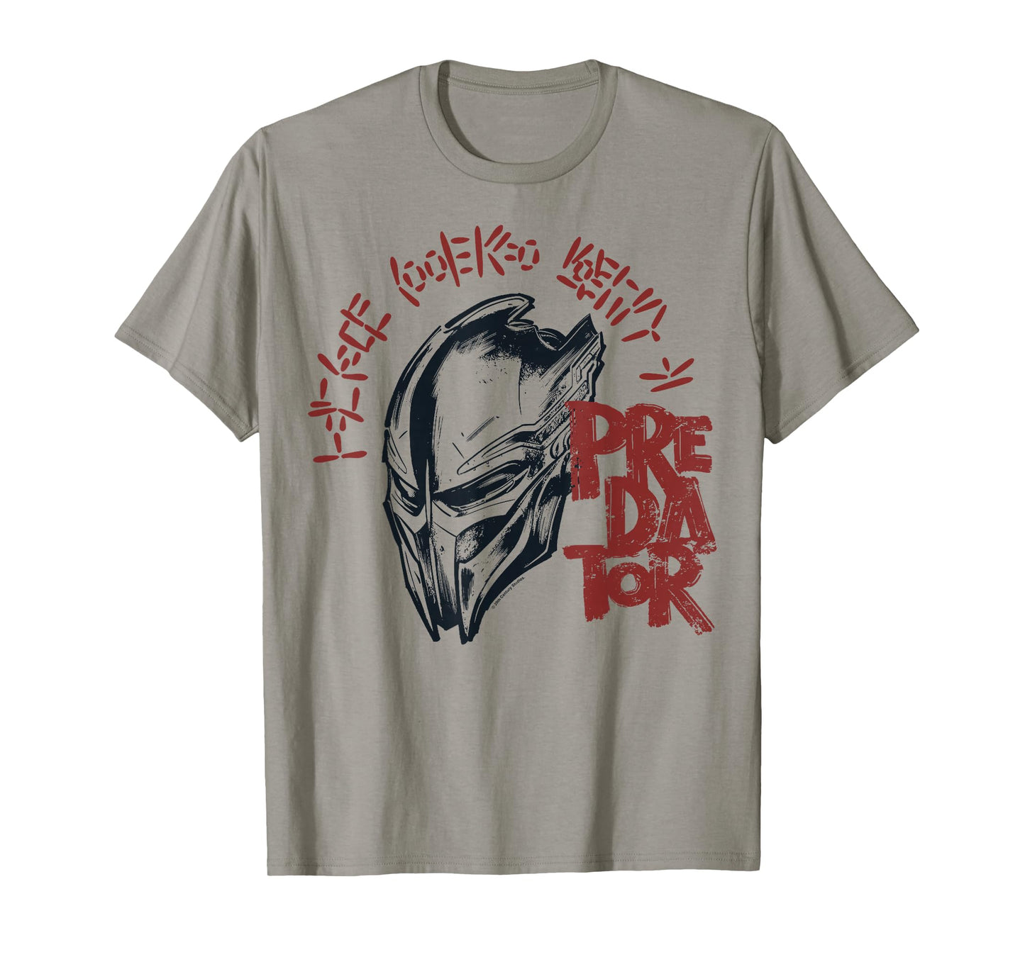Predator: Badlands Warrior Helmet Distressed Poster T-Shirt