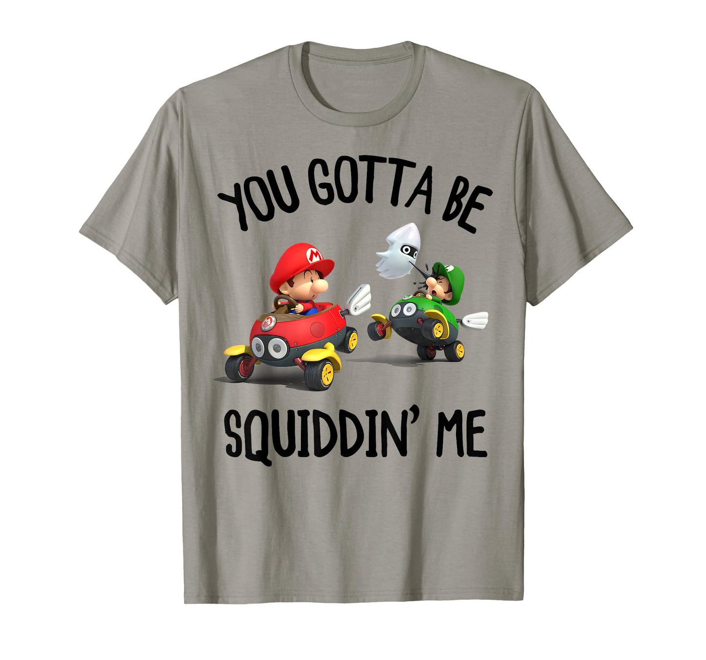 Nintendo Mario Kart You Gotta Be Squiddin Me Graphic T-Shirt T-Shirt
