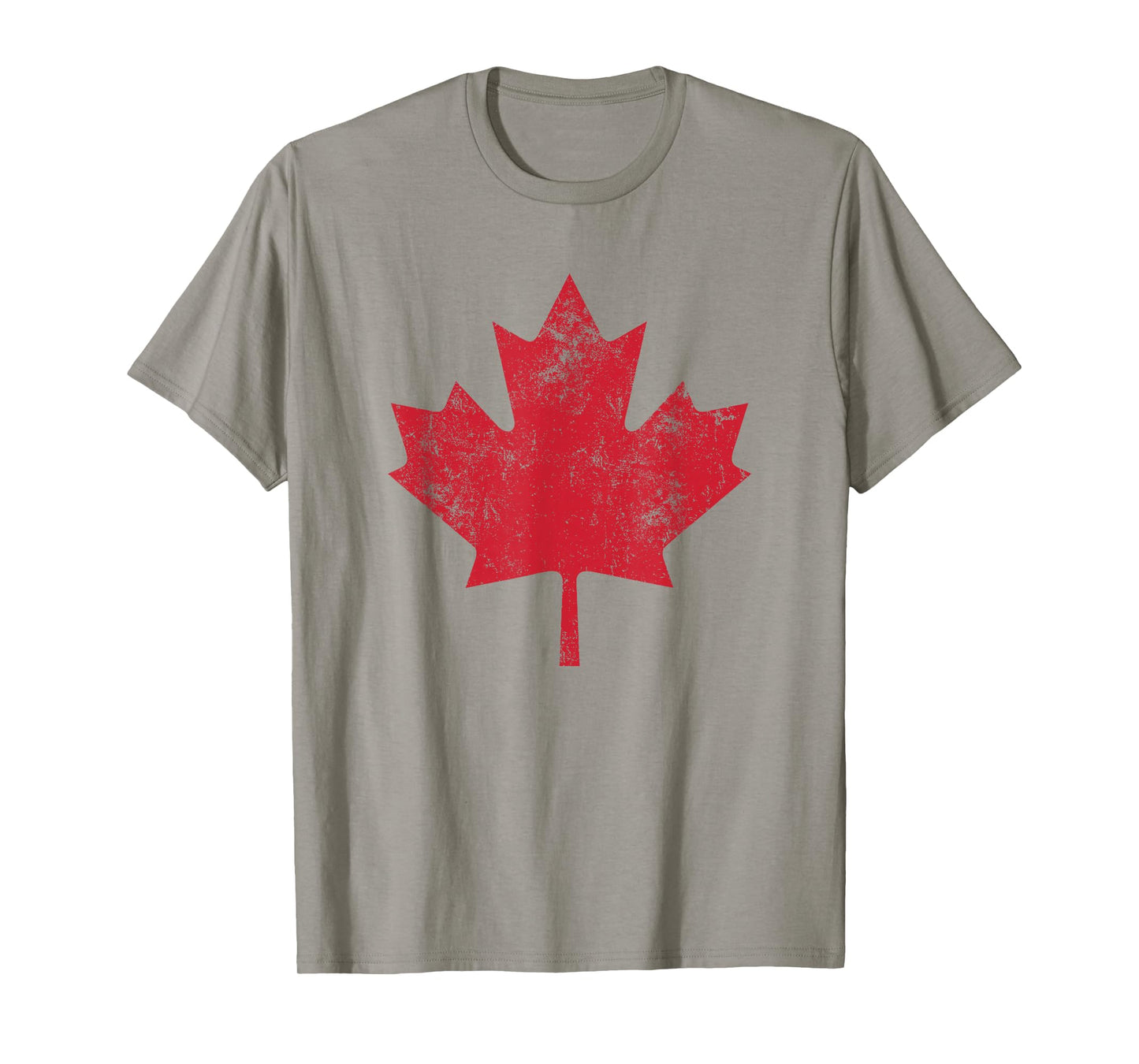 Canada Shirt Women Men Distressed Red Maple Leaf Canada Day T-Shirt