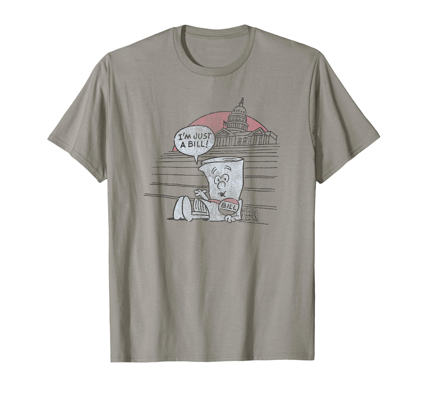 Schoolhouse Rock I’m Just A Bill on Capitol Hill Retro TV T-Shirt