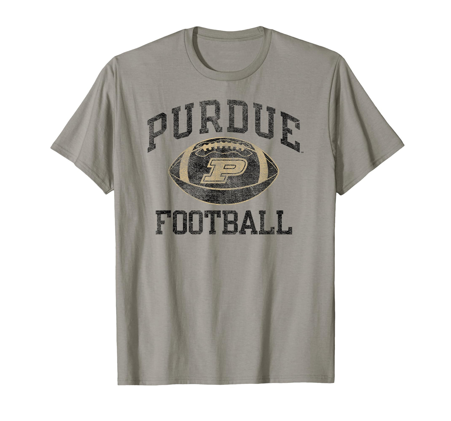 Purdue Boilermakers Football Intensity Vintage White T-Shirt
