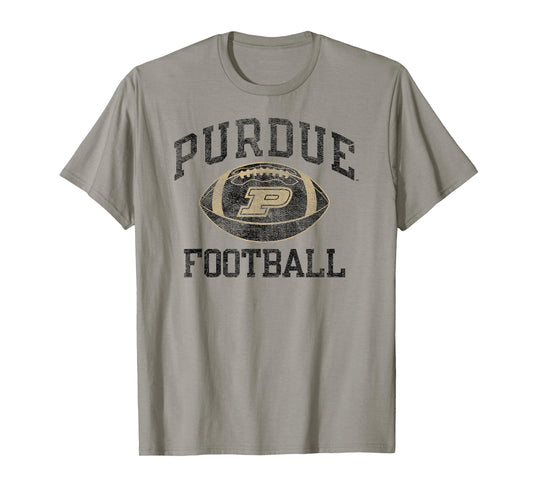 Purdue Boilermakers Football Intensity Vintage White T-Shirt