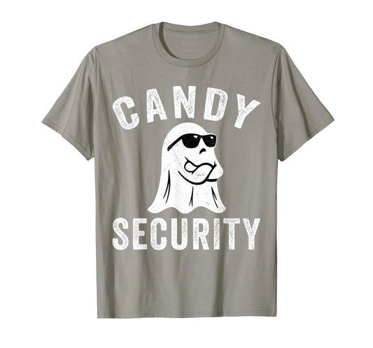 Easy Halloween Costume Halloween Candy Security Ghost T-Shirt