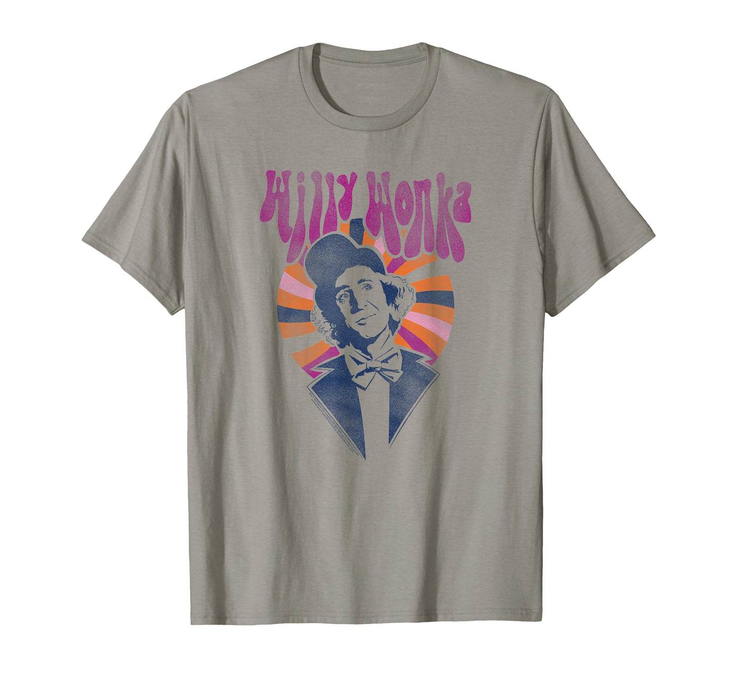 Willy Wonka and The Chocolate Factory Colorful Heart Movie T-Shirt