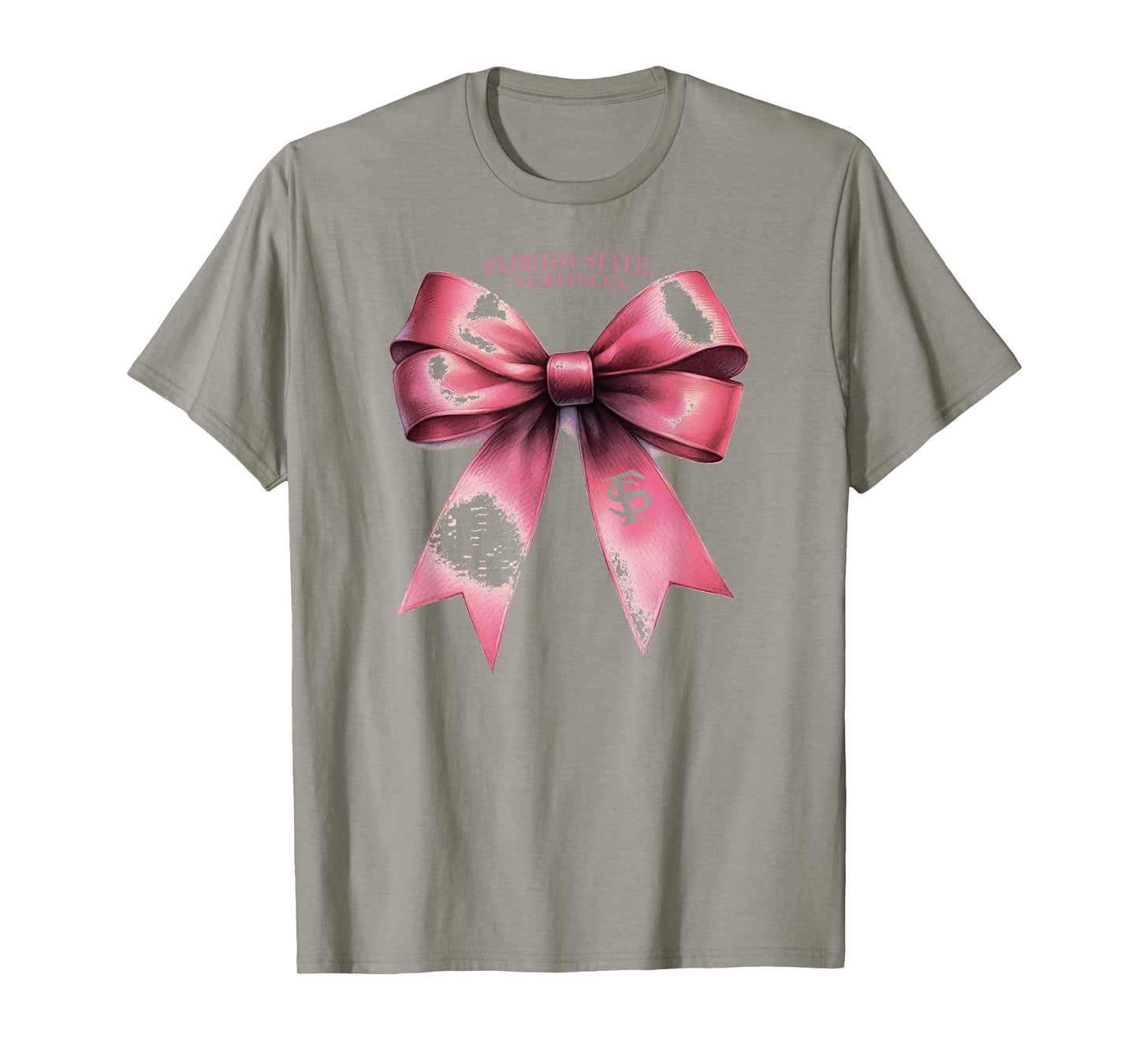 Florida State Seminoles Bow Pink Officially Licensed T-Shirt