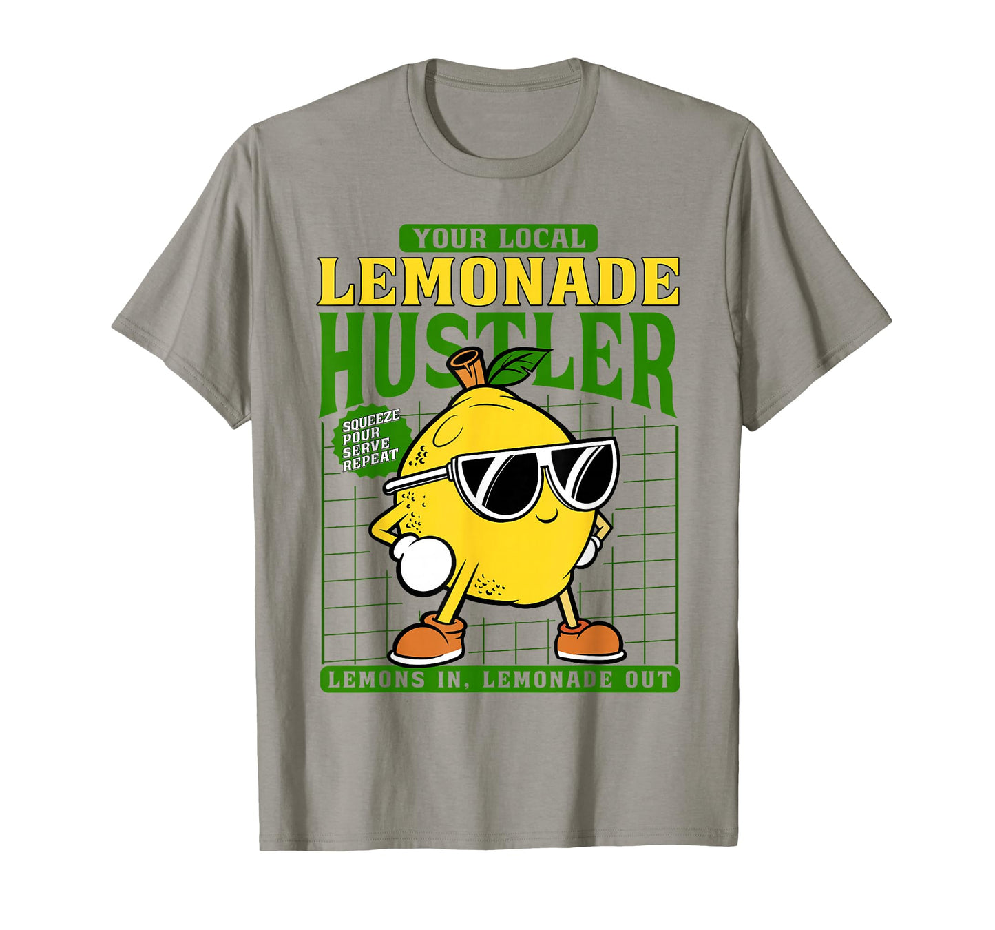 Your Local Lemonade Hustler Funny Lemon Stand Boss Kids T-Shirt