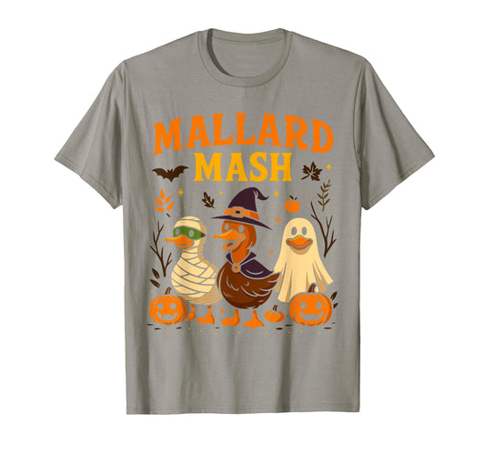 Funny Ghost Duck Halloween Costume, Mallard Mass T-Shirt