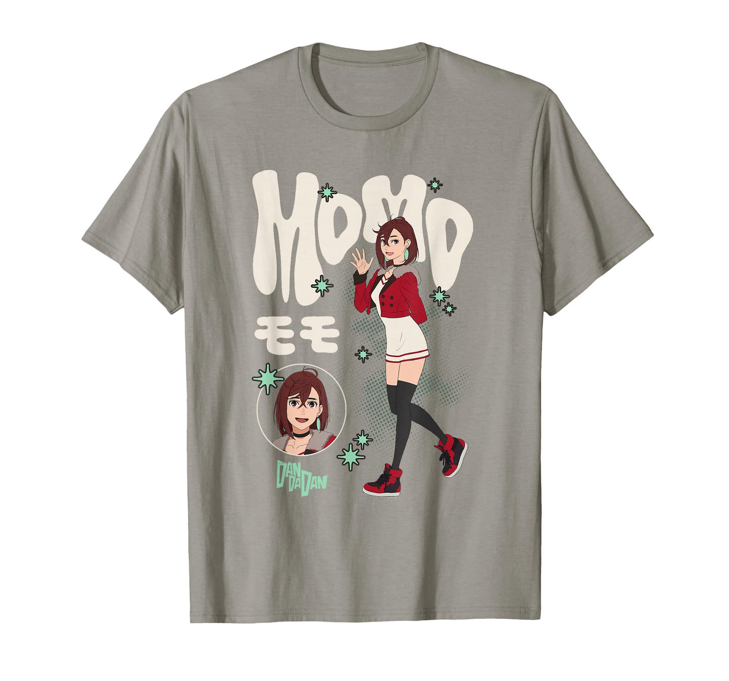 Dan Da Dan Momo Ayase Waving Hand Kawaii Anime T-Shirt