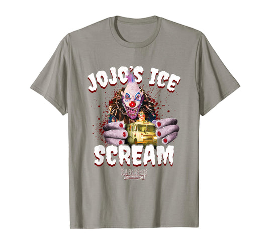 Killer Klowns from Outer Space Jojo's Ice Scream Chest Logo T-Shirt