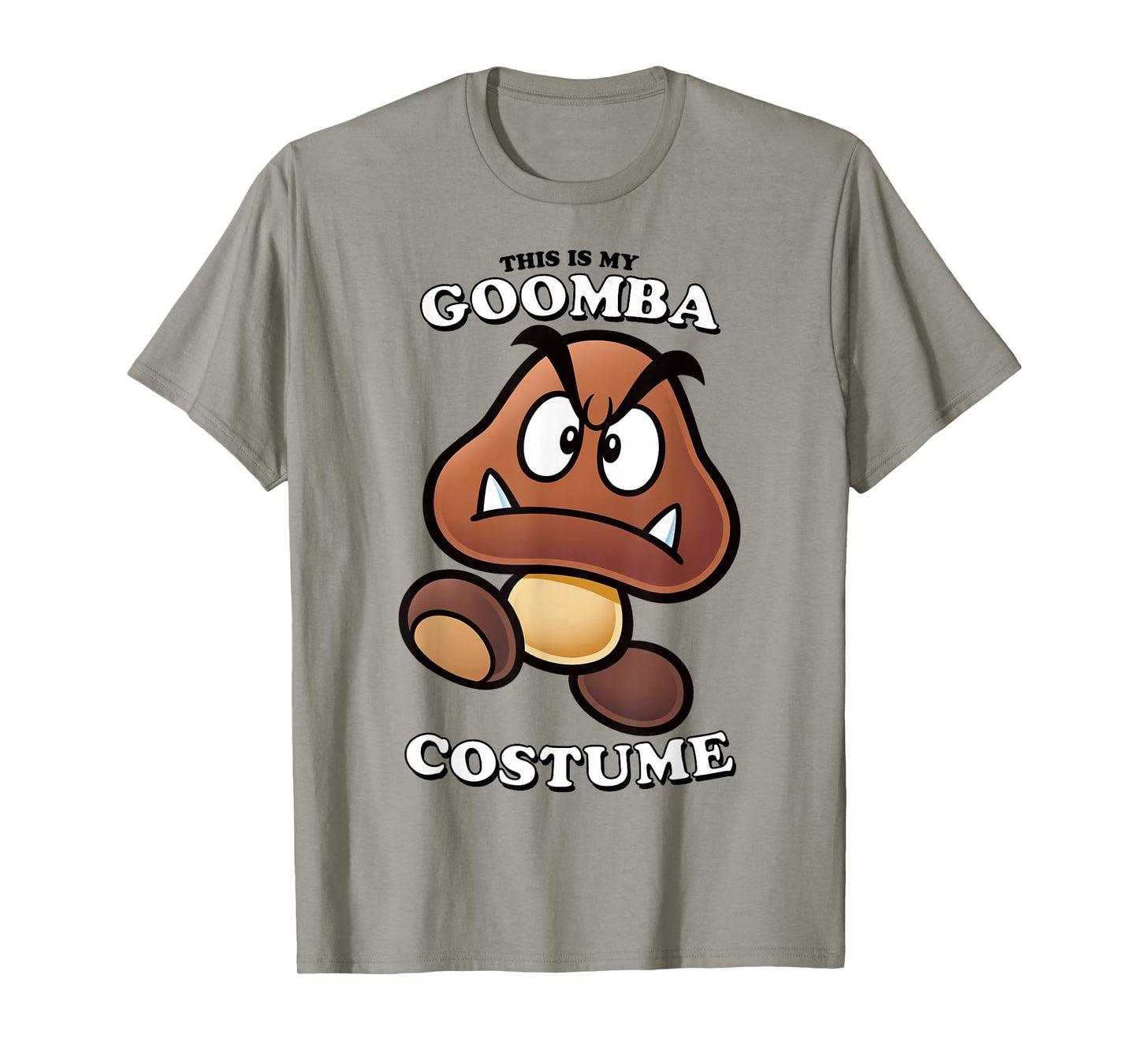 Super Mario Bros Halloween This Is My Goomba Costume T-Shirt