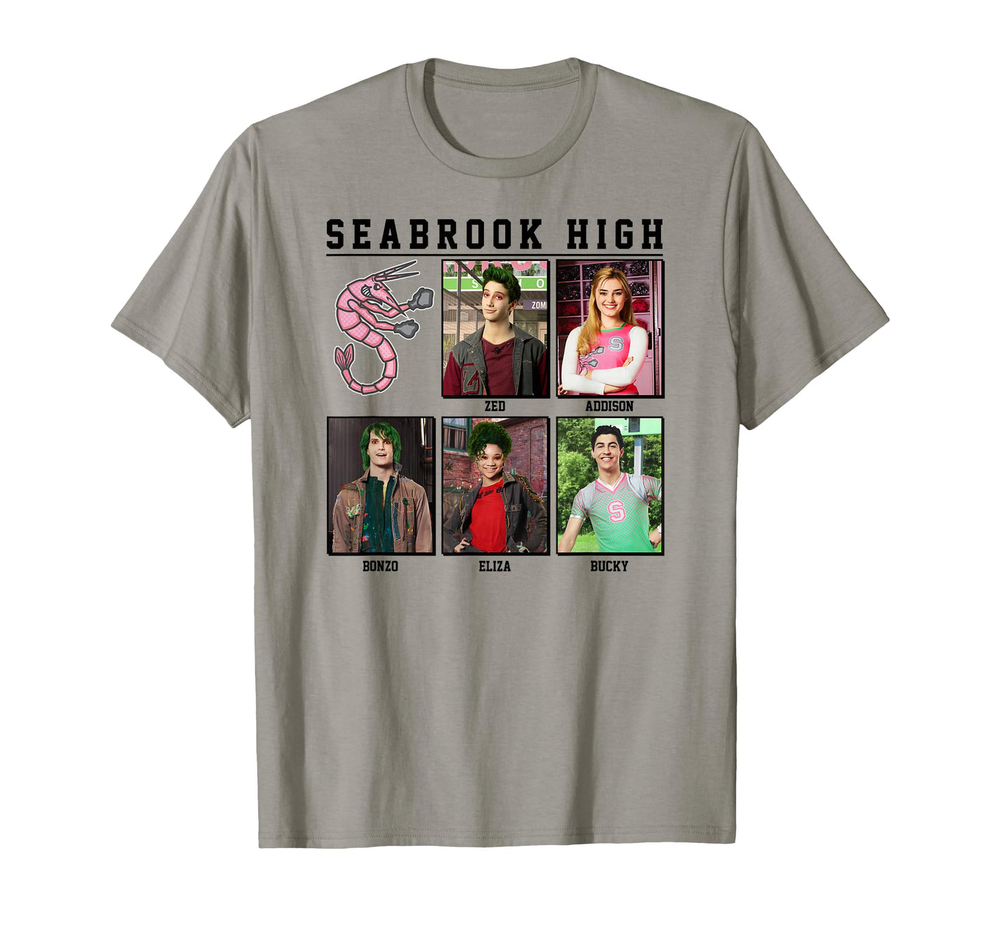 Zombies - Seabrook Yearbook Zed Addison Bonzo Eliza Bucky T-Shirt