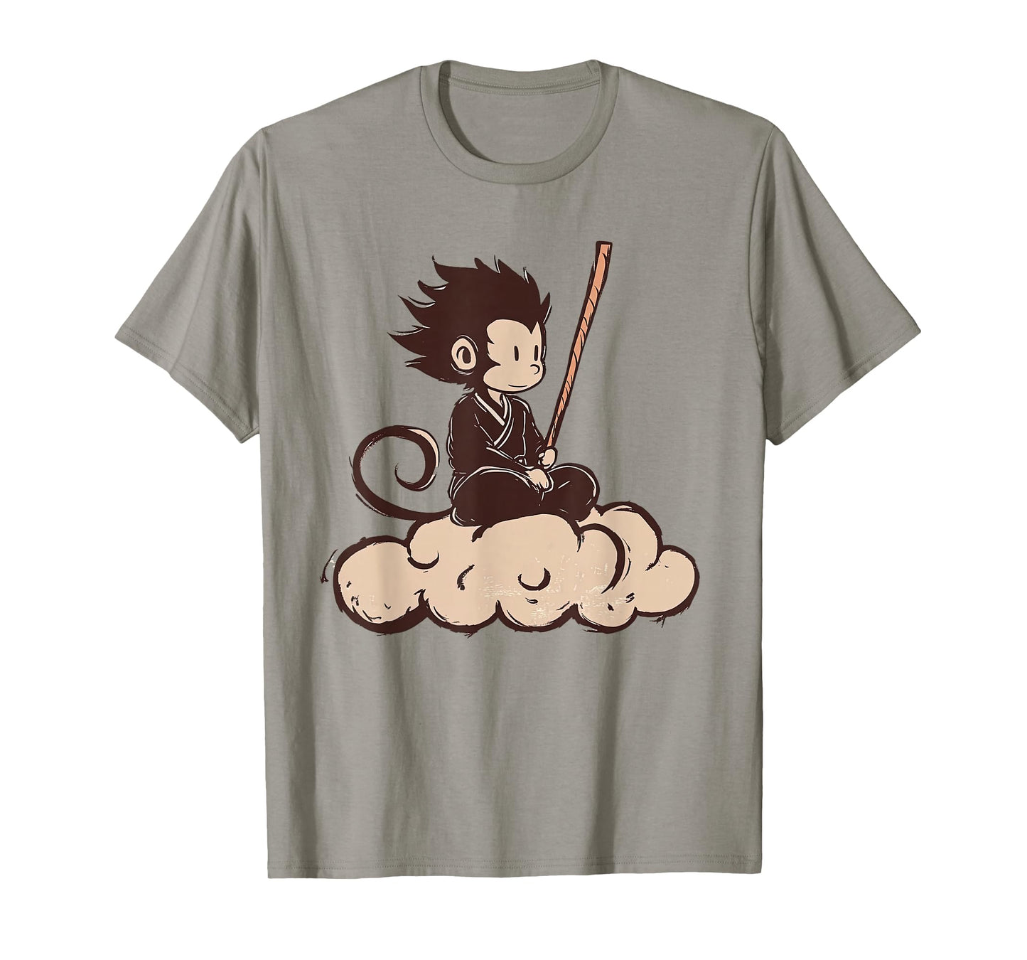 Sun Wukong on Cloud Monkey King Chinese Legend Martial Arts T-Shirt