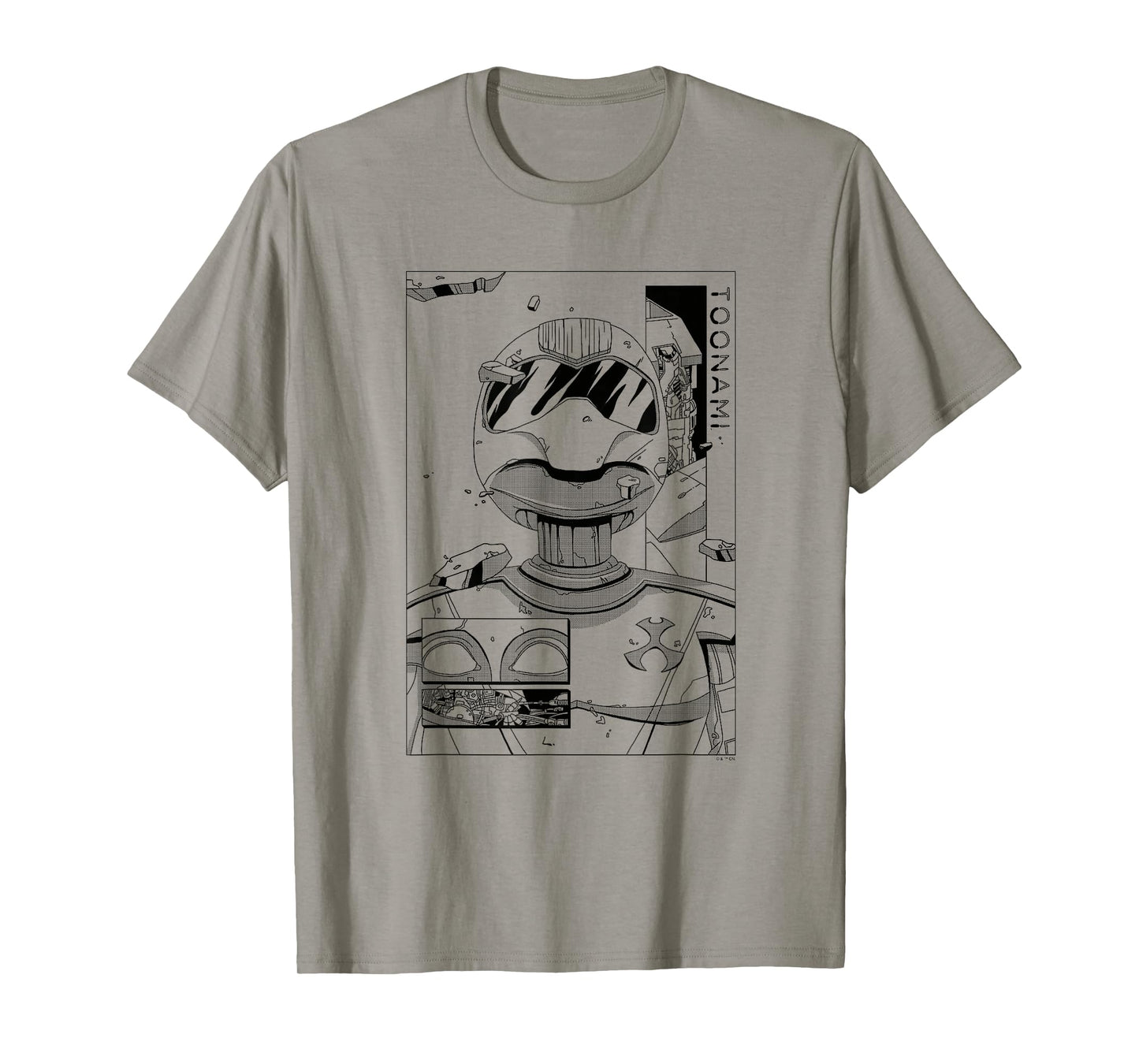 Toonami T.O.M. Manga Sketch Boxed Portrait T-Shirt