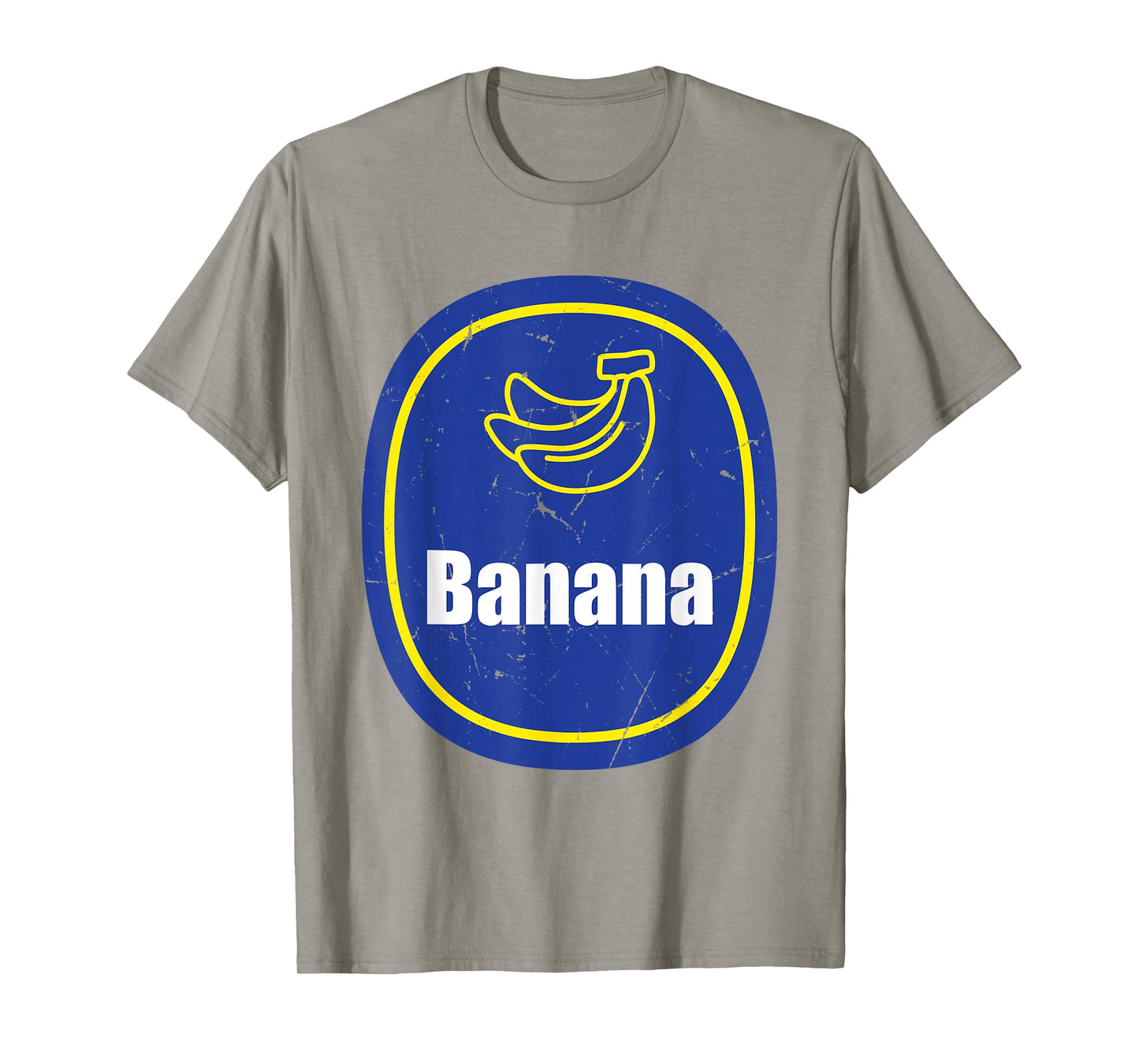 Banana Sticker Costume Cute Easy Fruit DIY Halloween T-Shirt