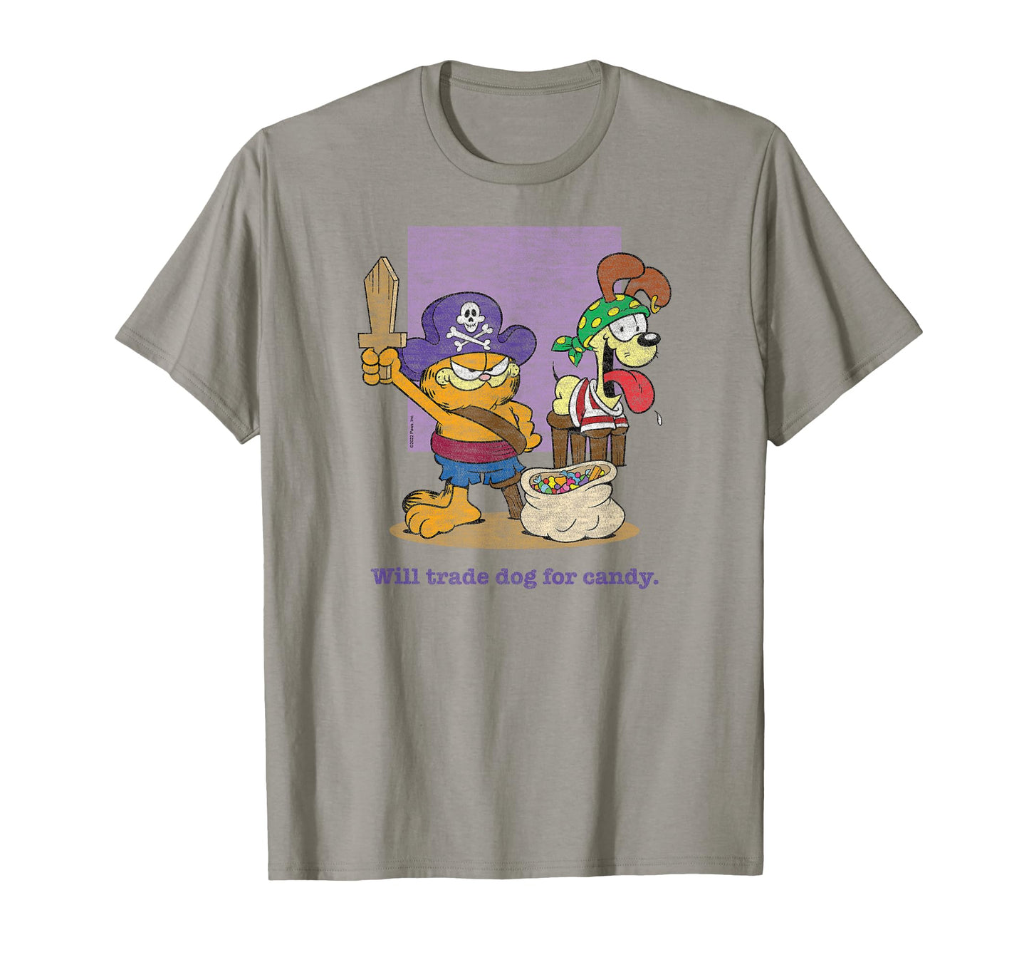 Garfield - Halloween Will Trade Dog For Candy T-Shirt
