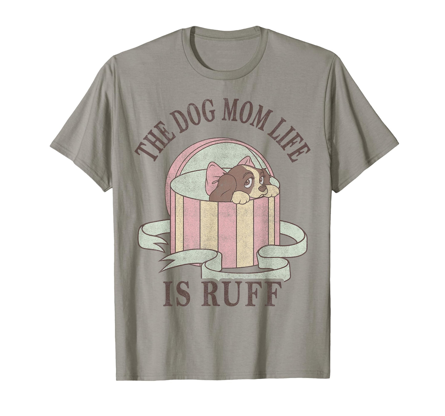 Disney Lady and The Tramp The Dog Mom Life is Ruff T-Shirt Small