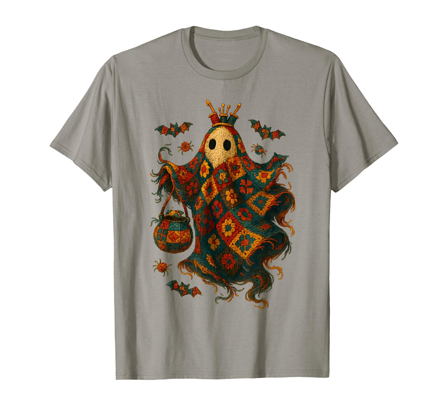 Ghost Coquette Crocheting Yarn Knitting Crafting Halloween T-Shirt
