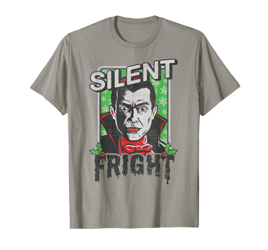 Universal Monsters Christmas Dracula Silent Fright T-Shirt