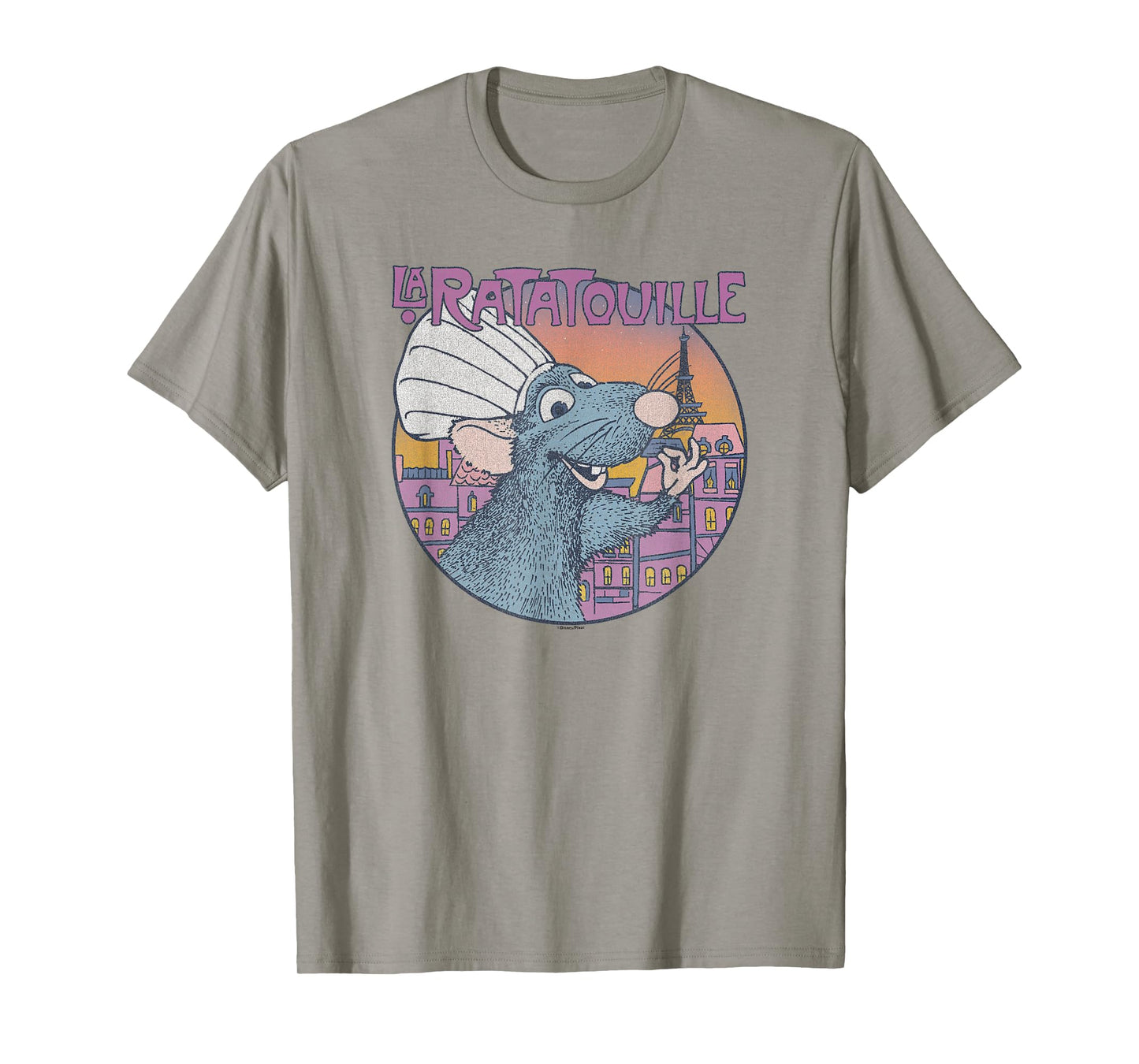 Disney Pixar Ratatouille Bon Appetit Circle Sign T-Shirt Small