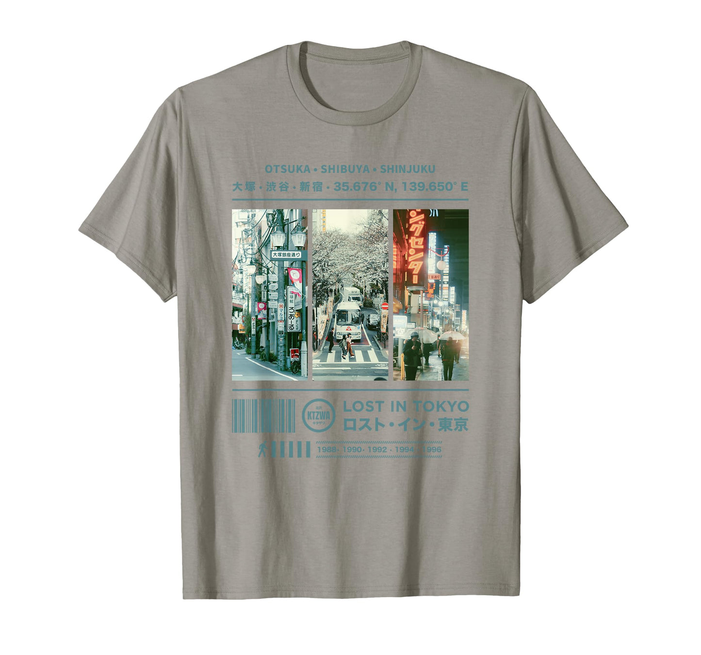 Japanese Retro Vintage 90s 80s Streetwear Art Tokyo Graphic T-Shirt