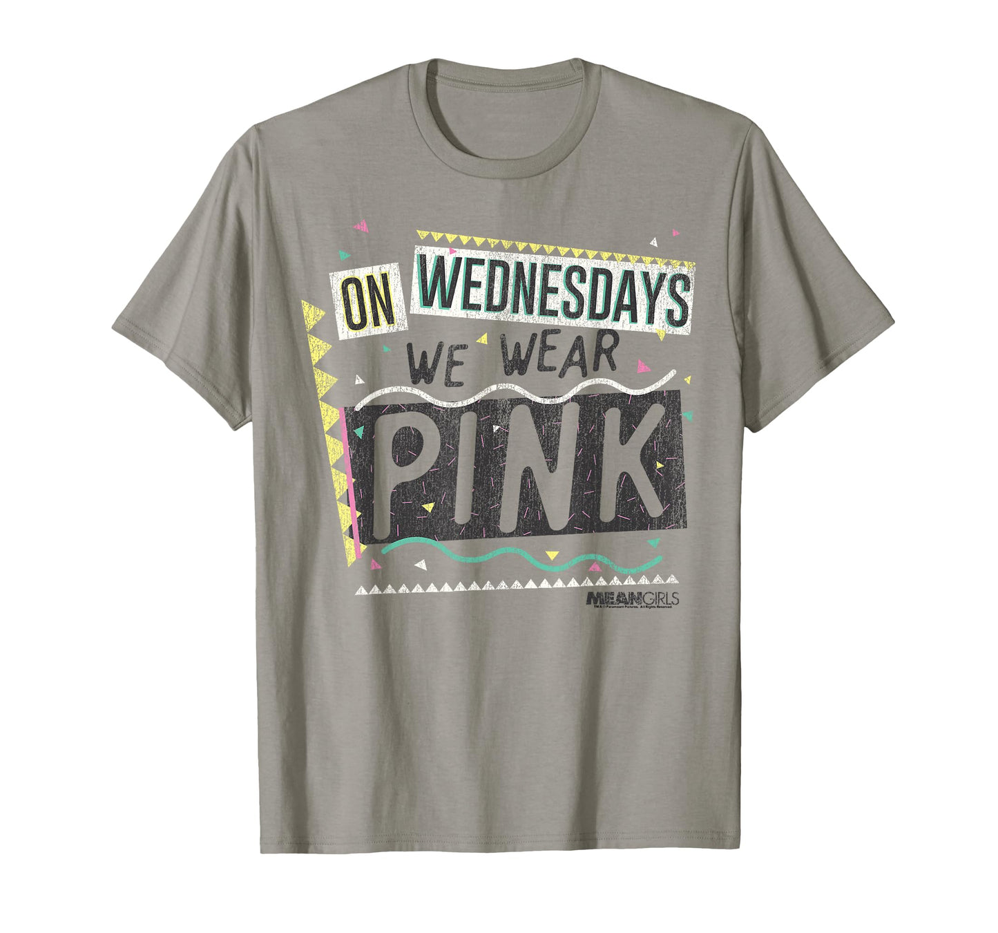 Mean Girls On Wednesdays We Wear Pink Graphic T-Shirt T-Shirt